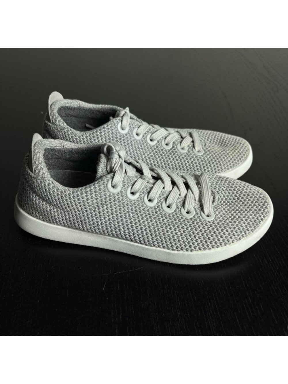 ALLBIRDS Womens Size 7 US Tree Piper Lace-Up Sneakers Light Gray